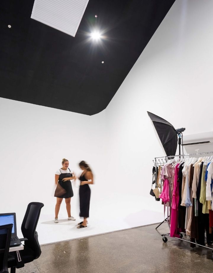 Workit Spaces Bourke Rd Photography Studio with Model cyclorama